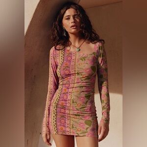 Goldie Shimmer Mini Dress